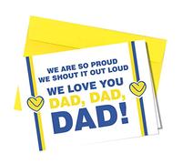 #BB013 We shout it out loud | Burley Banksy | Dad Birthday Card/Fathers Day