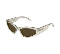 Balenciaga BB0387S 004 Woman Sunglasses Acetate Beige Brown Geometric