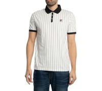 BB1 Classic Vintage Striped Polo Shirt Gardenia/Black XL