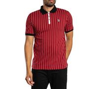 BB1 Classic Vintage Striped Polo Shirt Sun Dried Tomato/Black 3XL
