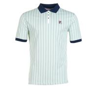 BB1 Classic Vintage Striped Polo Shirt Surf Spray, Medium