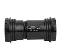 BB30 Alloy Bike Integrated Thread Screw in Locking Bearing Bottom Bracket Crankset Bike Accessory (Black)