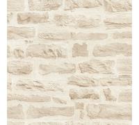 BB51129-Bricks and More Brick Effect Beige Galerie Wallpaper