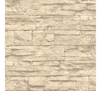 BB51152-Bricks and More Brick Effect Beige Galerie Wallpaper
