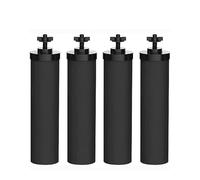 BB9-2 Activited Carbon Filter ,Compatible For Berkey,Black ,Compatible For Gravity Water Filtering ,System,Refrigerator Water Filter Replacement(4pcs)