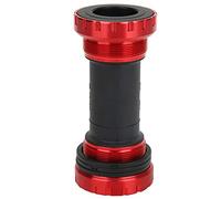 BB91 Bottom Bracket for Mountain Bike, Nylon Plastic Integrated Hollow Press Fit Bottom Bracket Bearing with Crankset Compatibility, for 68-73mm Frames (Red)