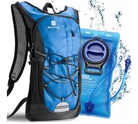 BBAIYULE Hydration Backpack with 2L Hydration Bladder, BPA-Free | Bicycle Backpack with Reflectors | Backpack with Hydration System | Ultra-Light Running Backpack | Running