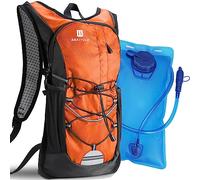 BBAIYULE Hydration Backpack with 2L Water Bladder BPA Free,Water Backpack for Hiking Hydration Pack for Running Cycling Hiking (Orange)