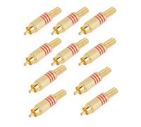 Bbajszx 10Pcs Professional Connectors Socket Connectors Converters Sound Video Adapter Transmission Sound Socket Stereophonic Structure Outlet