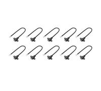 Bbajszx 10Pcs / set Short 25cm Type C Female Data Line with Stripping and Tinned Wire Ready for Quick Installation in Panel Type C Extension Cord