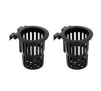 Bbajszx 2PCS Hydroponic Plant Basket Planter for Aquariums Modern Design Enhancing Visual Attraction Fishtanks Decors Wall Mounted Planter