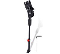 Bbajszx 330-440 Mm Kickstand, Frame Pads, Three Bolt Bracket, Ste Bike Parking Stand for 20-27.5 Inch Cycles Steel Tube Bike Kickstand with Frame Guard Pads