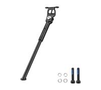 Bbajszx Bicycles Kickstand Stand Side Rear Parking Rack Aluminum Alloys Triple Folding Bike Kickstand Stand Side Rear Rack Adjustable Cycling Equipment