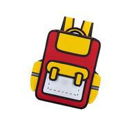 Bbajszx Colorful 3D Anime Backpack Ergonomic Designs Anime Styles School Bag Casual Handbag for Comfortable Wear by Kids Book Bag
