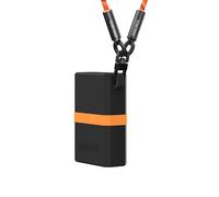 Bbajszx Daily Carry Battery Sleeve for 120W Charging Pack, Soft Silicone Case with Center Strap and Tidy Cable Access Soft Silicone Case with Center Strap and Tidy Cable Access