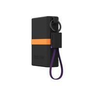 Bbajszx Daily Carry Battery Sleeve for 120W Charging Pack, Soft Silicone Case with Center Strap and Tidy Cable Access Soft Silicone Case with Center Strap and Tidy Cable Access