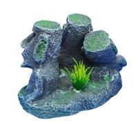 Bbajszx Decorative Stone Statue Figurine for Aquariums Safe Shelter Resin Sculpture for Fishtanks Aesthetic Landscaping Decors Resin Aquariums Decoration