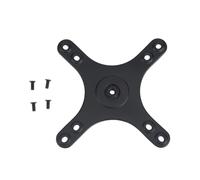 Bbajszx Display Mount Conversion Plate for 75/100 Patterns, Aluminum Bracket, 1/4 Inch Threaded Center, Desk Hardware, Compact Screen Installation