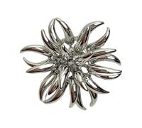 Bbajszx Geometric Pyrotechnics Design Open Rings for Women Elegant Alloy Statement Jewelry with Adjustable Fit in 3 Colors Gold Silver Rings