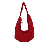 Bbajszx Lazy Styles Crossbody Bag for Women Students School Pleated Messengers Shopping Large Capacity Shoulder Large Capacity Crossbody for Women Pleated Shoulder Students School