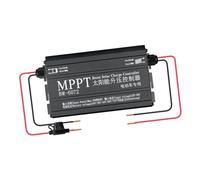 Bbajszx MPPT Solar Controller 600W Input Span 12-50, Electric Vehicle Battery Regulation Module, Metal Housing, Cable Harness, Garage Setup