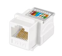 Bbajszx Multi Port RJ45 Wall Plugs Panel Supports Gigabit Data Transfer & Easy Cable Management Modern Styles Internet Outlet Cover Componentized Net Panel, B