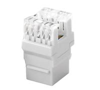 Bbajszx Multi Port RJ45 Wall Plugs Panel Supports Gigabit Data Transfer & Easy Cable Management Modern Styles Internet Outlet Cover Componentized Net Panel, D
