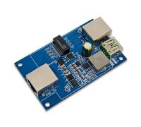 Bbajszx POEs to Gigabit Ethernet and USB 5V Separator Module for Labs with Stable Networking Connection and Easy Integration Into Projects Poet to Gigabit Ethernet