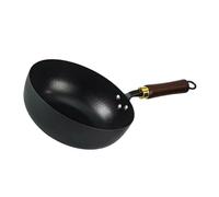 Bbajszx Professional 24cm Flat Bottom Cast Iron Skillets Quick Heating Design for Home Cooks and Family Meals Ergonomic Handle Kitchens Cookware