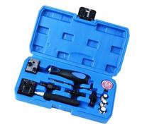 Bbajszx Professional Brake Line Flaring Double & Single for DIN 4.75/6.35mm Pipe Alloy Brake Flaring Tool Set with Double & Single Flares