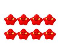 Bbajszx Racket Dampener Silicone Star Accessory for Daily Practice, Clip-on String Insert, Softer Feel Racquet String Insert Tennis Practice Play Silicone Star Spare Bag Sports Accessory Softer Feel
