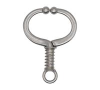 Bbajszx Reliability Livestock Nose Clip with Spring Loaded Feature Ensures and Ease of Handling for Large Animals Livestock Nose Clamps