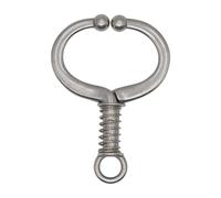 Bbajszx Reliability Livestock Nose Clip with Spring Loaded Feature Ensures and Ease of Handling for Large Animals Livestock Nose Clamps