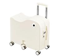 Bbajszx Ride-on Luggage Suitcase with Six-Wheel Rolling Base, Hard Shell Travel Case, Pull Handle, Airport Waiting Ride on Luggage Rolling Travel Suitcase Hard Shell Six Wheel Footrest Pull Handle