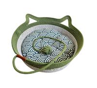 Bbajszx Round Basket for Cozy Corners, Green blue