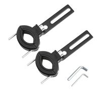 Bbajszx Slotted Arm Light Holder for Motorcycle Frame Tube Mounting, 2pcs