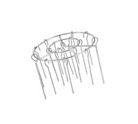 Bbajszx Space Saving Grill Detachable Vertical Barbecue Skewer Bracket Baking Needle Practical BBQ Tool Air Fryers Accessories Vertical Skewer Rack Barbecue Utensils