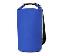 Bbajszx Strong Waterproof Bag Roll Top Seal 500D PVC Fabric Shoulder Bag for Rafting and Beach Swimming 5L to 30L Size Option River Rafting Gear, Royal Blue 30L