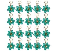 Bbajszx Stylish Crystal Bead Necklace Pendant Beautiful Crystal Flower Bead Adornment Stylish Accessory for Jewelry Making Pendant Jewelry Making