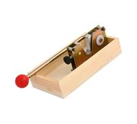 Bbajszx Sustainable Metal Nutcrackers with Smooth Brims Wooden Base Multipurpose Shelling Device for Various Nut Kitchenwares Multifunctional Nut Sheller Kitchens Tool