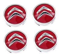BBASDF 4 Pieces Car Hub Centre Caps for Citroen C4 II/2 Grand Picasso 2013-2016, Aluminum Wheel Center Caps with Car Logo Emblem Sticker Accessories Wear Resistant Anti Rust,D-60MM
