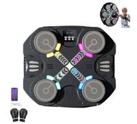 BBASILIYSD Music Boxing Machine,2025 Bluetooth Music Boxing Machine with Gloves,Colorful LED Lights,5 Speed Adjustment,Multiple Training Modes,Wall Mounted M-usic Punching Trainer,for Home,Gym