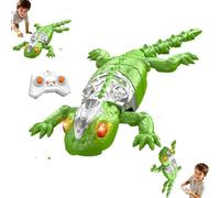 BBASILIYSD Wall Climbing Gecko Lizard,Realistic Remote Control Lizard Wall Climbing Toy,Rechargeable W-all Crawler Gecko Robot,Fun and Novelty Toys,Cool Prank Birthday Xmas Gift