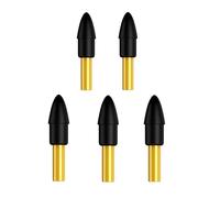 BBATA Replacement Stylus Pencil Tips for iPad Pen, Screw in/Out Type Pencil Nibs, 5 Pack, Black