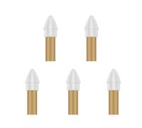 BBATA Replacement Stylus Pencil Tips for iPad Pen, Screw in/Out Type Pencil Nibs, 5 Pack, White