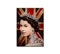BBAUER Blink Elizabeth II Queen Poster Art Print For Home Decor 50x70cm Unframed