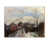BBAUER Camille Pissarro Poster《Fox Hill》Canvas Painting Vintage Wall Art Camille Pissarro Prints For Modern Home Decor Wall Pictures 50x70cm No Frame