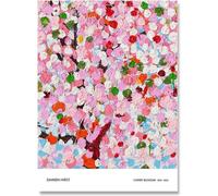 BBAUER Damien Hirst Exhibition Poster Cherry Blossoms Canvas Painting Damien Hirst Wall Art Damien Hirst Prints For Home Decor Picture 40x60cm No Frame