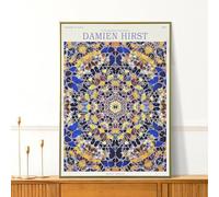 BBAUER Damien Hirst Poster butterfly Pattern Abstract Painting Damien Hirst Canvas Wall Art Damien Hirst Prints For Home Decor Picture 50x70cm No Frame