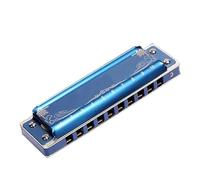 BBAUER harmonicas for adults chromatic harmonica harmonica kids10-Hole 20-Tone Diatonic Harmonica in the Key of C for Beginners, Adults, and Music Lovers, Two Colors(Color:1)